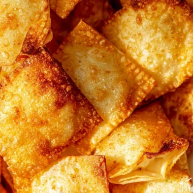 Delicious homemade Crab Rangoon with cream cheese filling