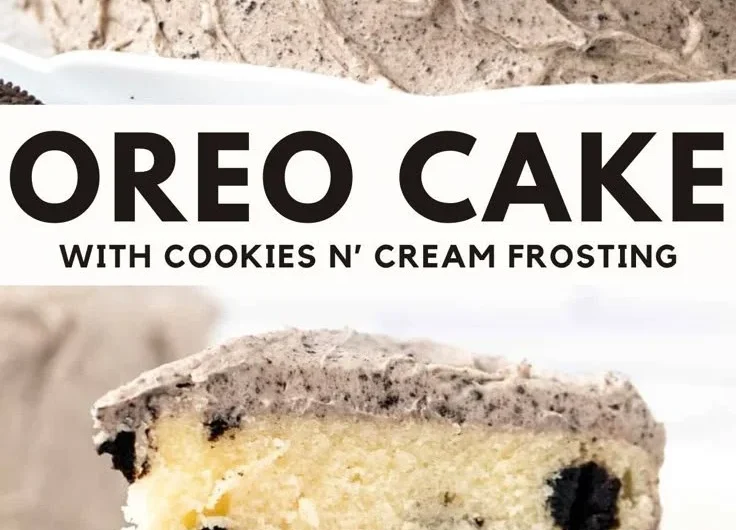 Delicious homemade Oreo Cake with chocolate layers and creamy frosting.