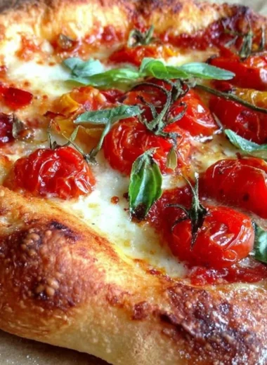Delicious thin crust vegan pizza dough ready for toppings