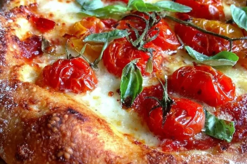 Delicious thin crust vegan pizza dough ready for toppings