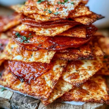 Cozy keto pepperoni cheese chips - a tasty low-carb snack
