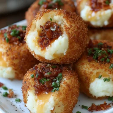 Cozy loaded mashed potato bites garnished with cheese and herbs