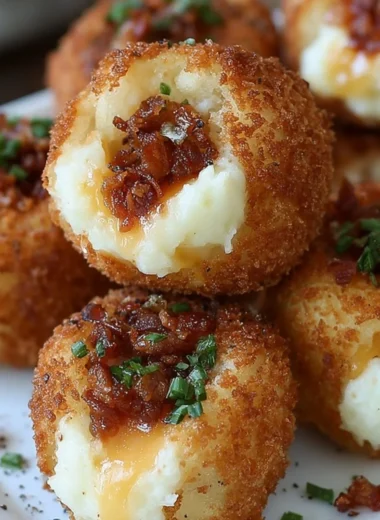 Cozy loaded mashed potato bites garnished with cheese and herbs