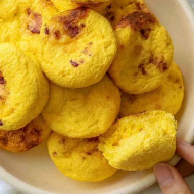 Cozy oven baked egg bites recipe inspired by Starbucks