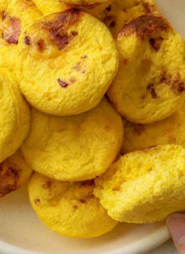 Cozy oven baked egg bites recipe inspired by Starbucks