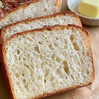 Cozy sourdough sandwich loaf fresh out of the oven