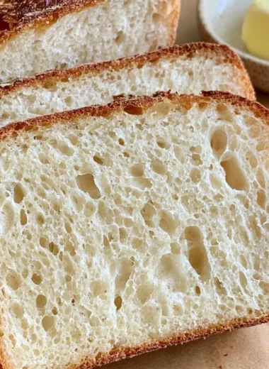 Cozy sourdough sandwich loaf fresh out of the oven