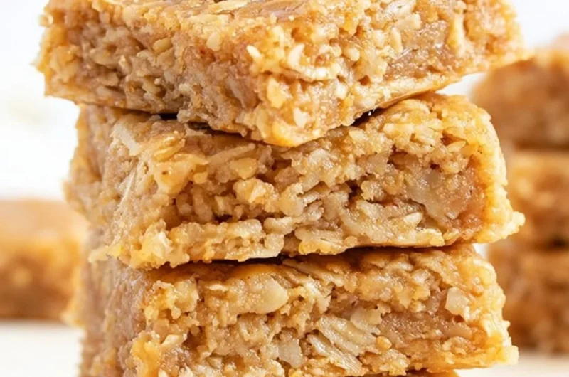 Soft and chewy apple oatmeal bars perfect for snacks and healthy desserts